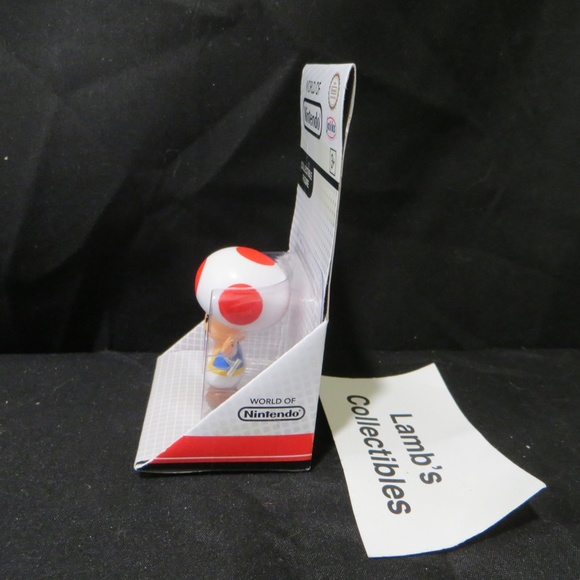 Red Toad World of Nintendo white box 2.5" figure Jakks Pacific action figure toy - Picture 14 of 16